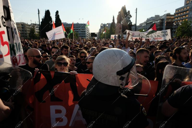 Συγκέντρωση αλληλεγγύης στον Παλαιστινιακό λαό, Σύνταγμα / Pro Palestine rally at Syntagma square Athens