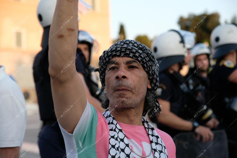 Συγκέντρωση αλληλεγγύης στον Παλαιστινιακό λαό, Σύνταγμα / Pro Palestine rally at Syntagma square Athens