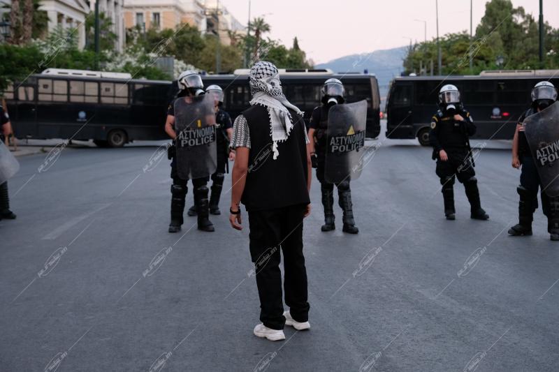 Συγκέντρωση αλληλεγγύης στον Παλαιστινιακό λαό, Σύνταγμα / Pro Palestine rally at Syntagma square Athens