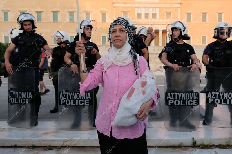 Συγκέντρωση αλληλεγγύης στον Παλαιστινιακό λαό, Σύνταγμα / Pro Palestine rally at Syntagma square Athens