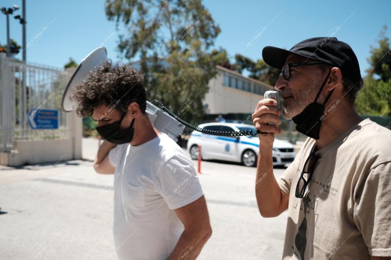 Συγκέντρωση διαμαρτυρίας στο υπουργείο δικαιοσύνης για την αποφυλάκιση Λιγνάδη