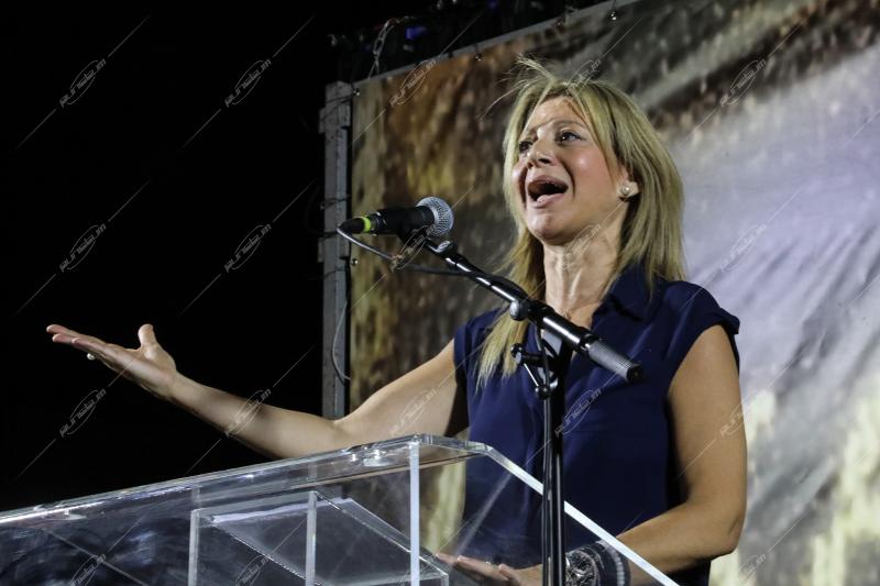 Συγκέντρωση με αφορμή το δυστύχημα στα Τέμπη.