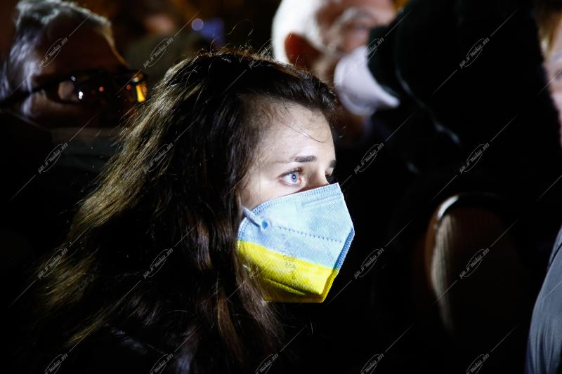 Συγκέντρωση Ουκρανών στην πλατεία Συντάγματος για τον πόλεμο με τη Ρωσία / Ukrainians demonstrate in Syntagma square against the war with Russia