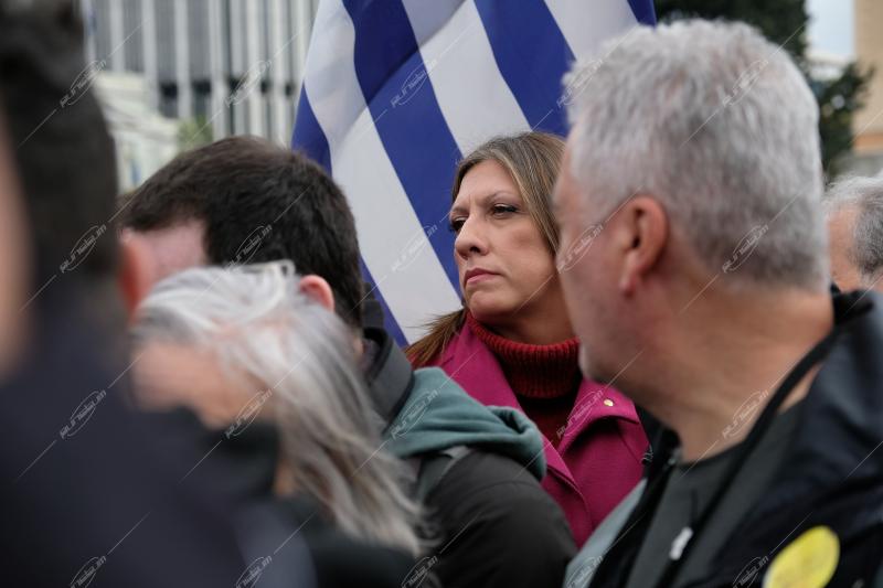 Συγκέντρωση στο Σύνταγμα - 2 χρόνια από το σιδηροδρομικό δυστύχημα στα Τέμπη