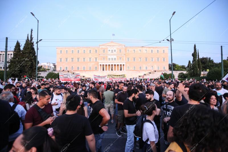 Συγκέντρωση του ΠΑΜΕ στο Σύνταγμα.