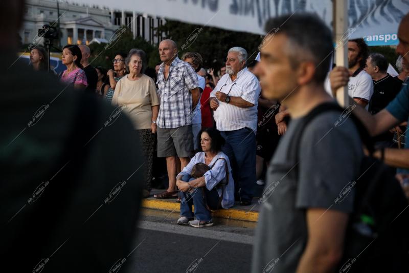 Συγκέντρωση του ΠΑΜΕ στο Σύνταγμα.