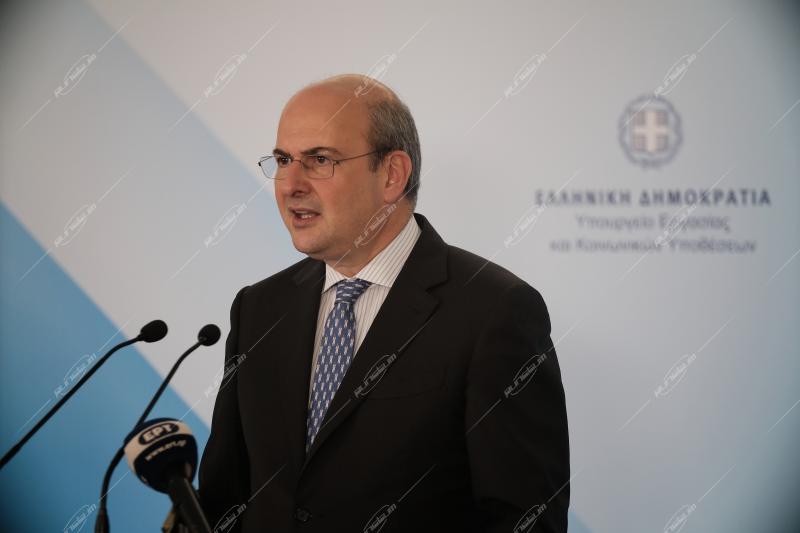 Συνέντευξη τύπου στο υπουργείο εργασίας, Κωστής Χατζηδάκης / Press conference at the Ministry of Labour, Kostis Hatzidakis