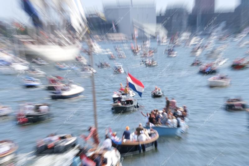The 50th edition of SAIL Amsterdam began on August 20, 2025, with a spectacular Sail-in Parade featuring more than 10,000 vessels to mark Amsterdam’s 750th anniversary, Amsterdam, Netherlands, August 20, 2025.