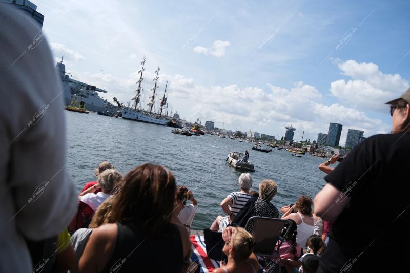 The 50th edition of SAIL Amsterdam began on August 20, 2025, with a spectacular Sail-in Parade featuring more than 10,000 vessels to mark Amsterdam’s 750th anniversary, Amsterdam, Netherlands, August 20, 2025.