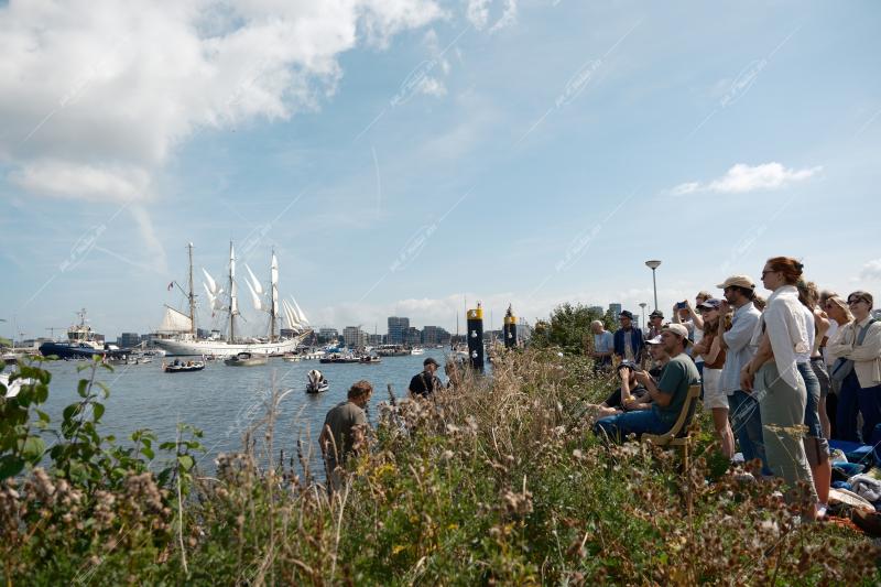 The 50th edition of SAIL Amsterdam began on August 20, 2025, with a spectacular Sail-in Parade featuring more than 10,000 vessels to mark Amsterdam’s 750th anniversary, Amsterdam, Netherlands, August 20, 2025.
