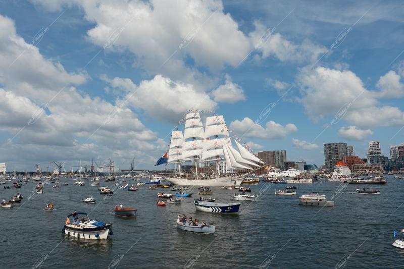 The 50th edition of SAIL Amsterdam began on August 20, 2025, with a spectacular Sail-in Parade featuring more than 10,000 vessels to mark Amsterdam’s 750th anniversary, Amsterdam, Netherlands, August 20, 2025.